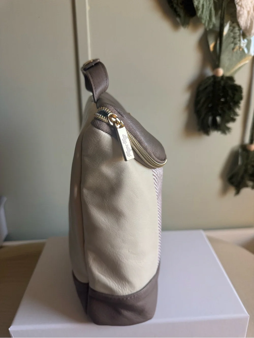 Itzy Ritzy Brown & Cream insulated bottle Bag